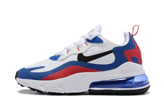 Air max 270 2025 react white blue red