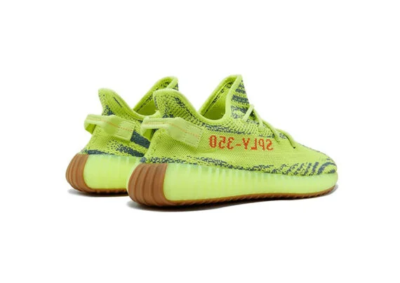 ⁦נעלי אדידס-ADIDAS 350 LIGHT GREEN - BLACK RED COMBO⁩ – תמונה ⁦2⁩