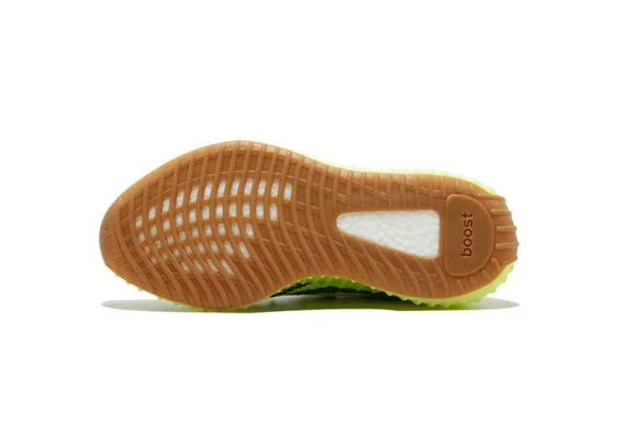 ⁦נעלי אדידס-ADIDAS 350 LIGHT GREEN - BLACK RED COMBO⁩ – תמונה ⁦4⁩