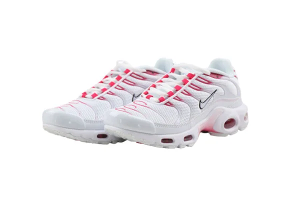 ⁦נעלי נייק-NIKE AIR MAX PLUS TN-WHITE-PUNCH-BLACK⁩ – תמונה ⁦2⁩