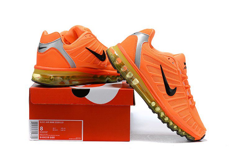 orange neon nike