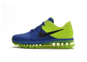 נעלי נייק-Nike Air Max 2017- CELERY-REGAL BLUE