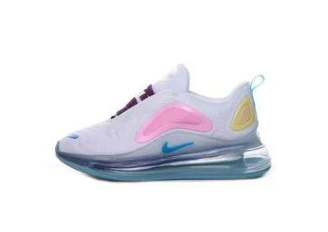 Nike Air Max 720 White - Light Pink - Blue Logo