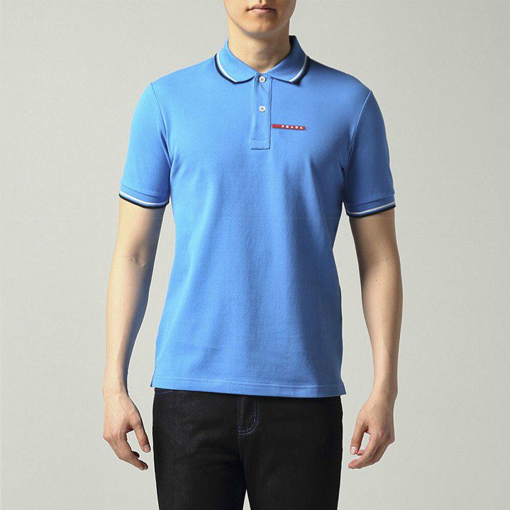 פראדה-PRADA TSHIRT POLO SHORT MEN 