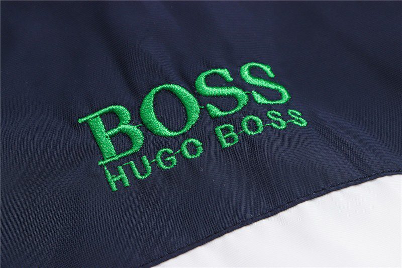 navy hugo boss coat