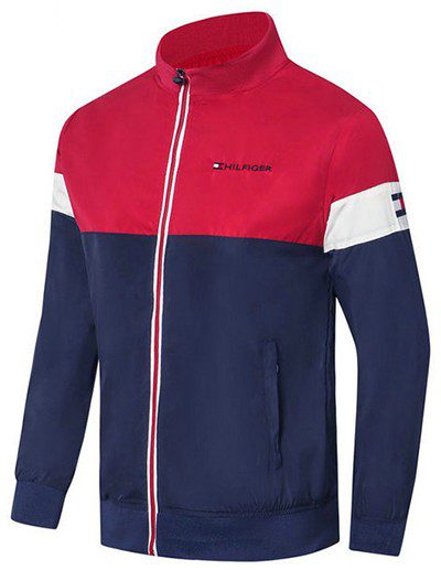 red white blue tommy jacket