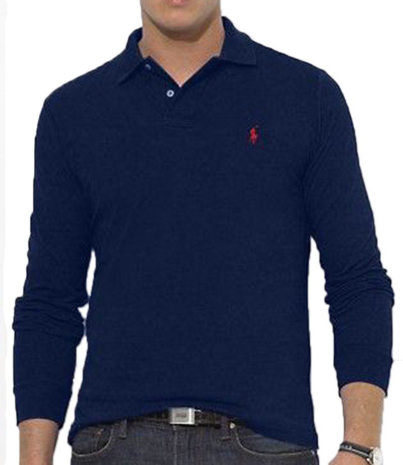 ralph lauren dark blue shirt