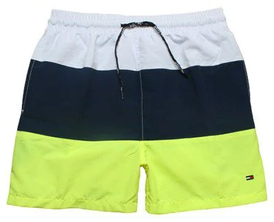 טומי הילפיגר-TOMMY SWIM MEN'S - White Black & Mindaro