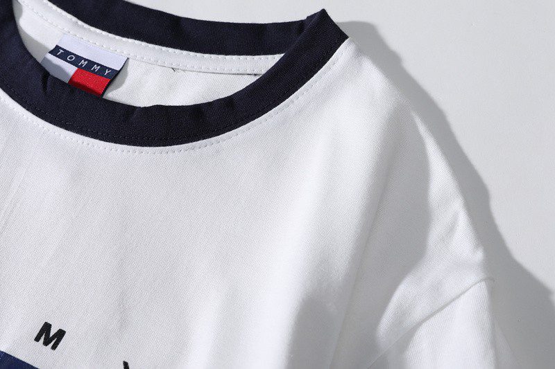 טומי הילפיגר-TOMMY TSHIRT MEN'S - WHITE – תמונה 3