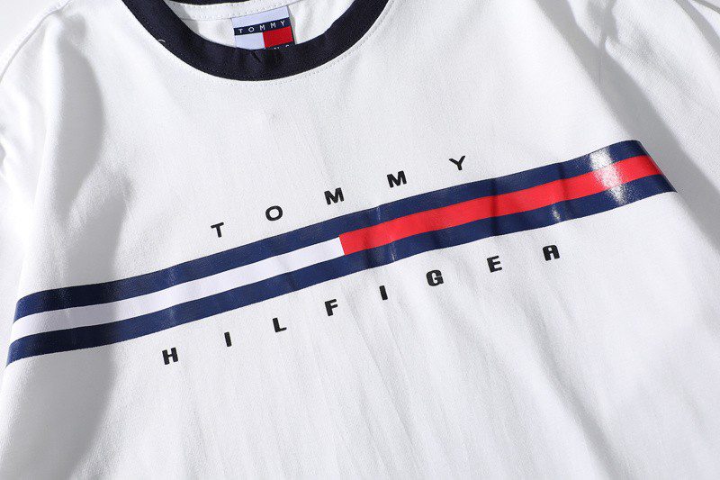טומי הילפיגר-TOMMY TSHIRT MEN'S - WHITE – תמונה 6