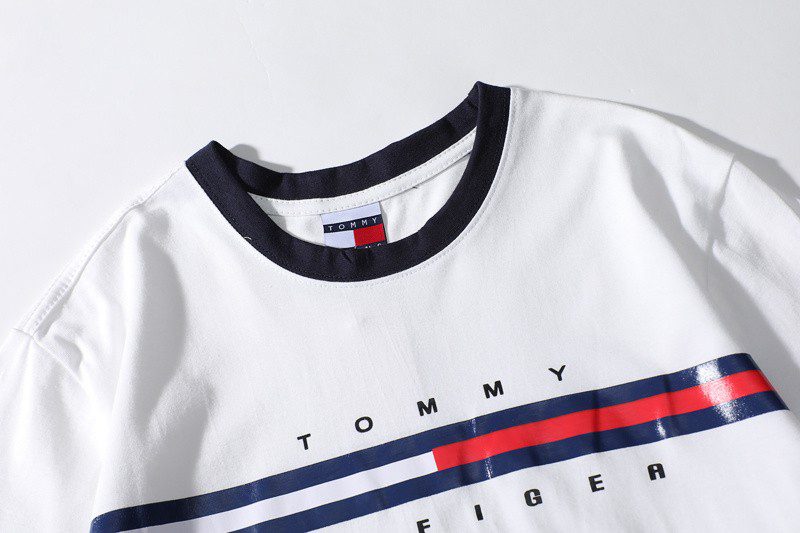 טומי הילפיגר-TOMMY TSHIRT MEN'S - WHITE – תמונה 7