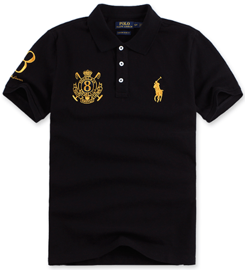 ralph lauren gold polo