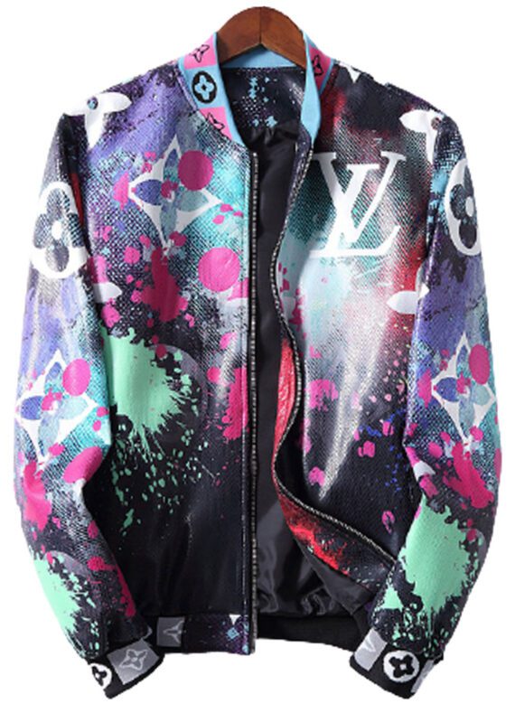 לואי ויטון-LOUIS VUITTON LEATHER JACKET 