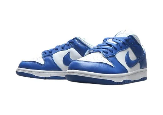 ⁦נעליי נייק-NIKE SB DUNK LOW PRO QS - Blue & White⁩ – תמונה ⁦2⁩