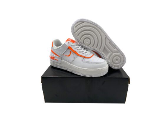 ⁦נעלי נייק -Nike Air Force 1 Low White-Persimmon⁩ – תמונה ⁦9⁩