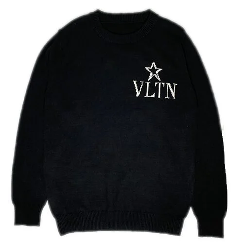 ולנטינו-VALENTINO SWETER - Black & White