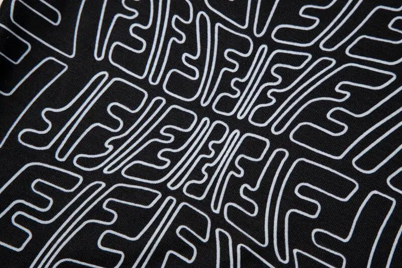 פנדי - FENDI TSHIRT MEN - Black & White – תמונה 5