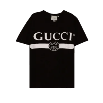 גוצ'י - GUCCI Tshirt - Black & Gallery