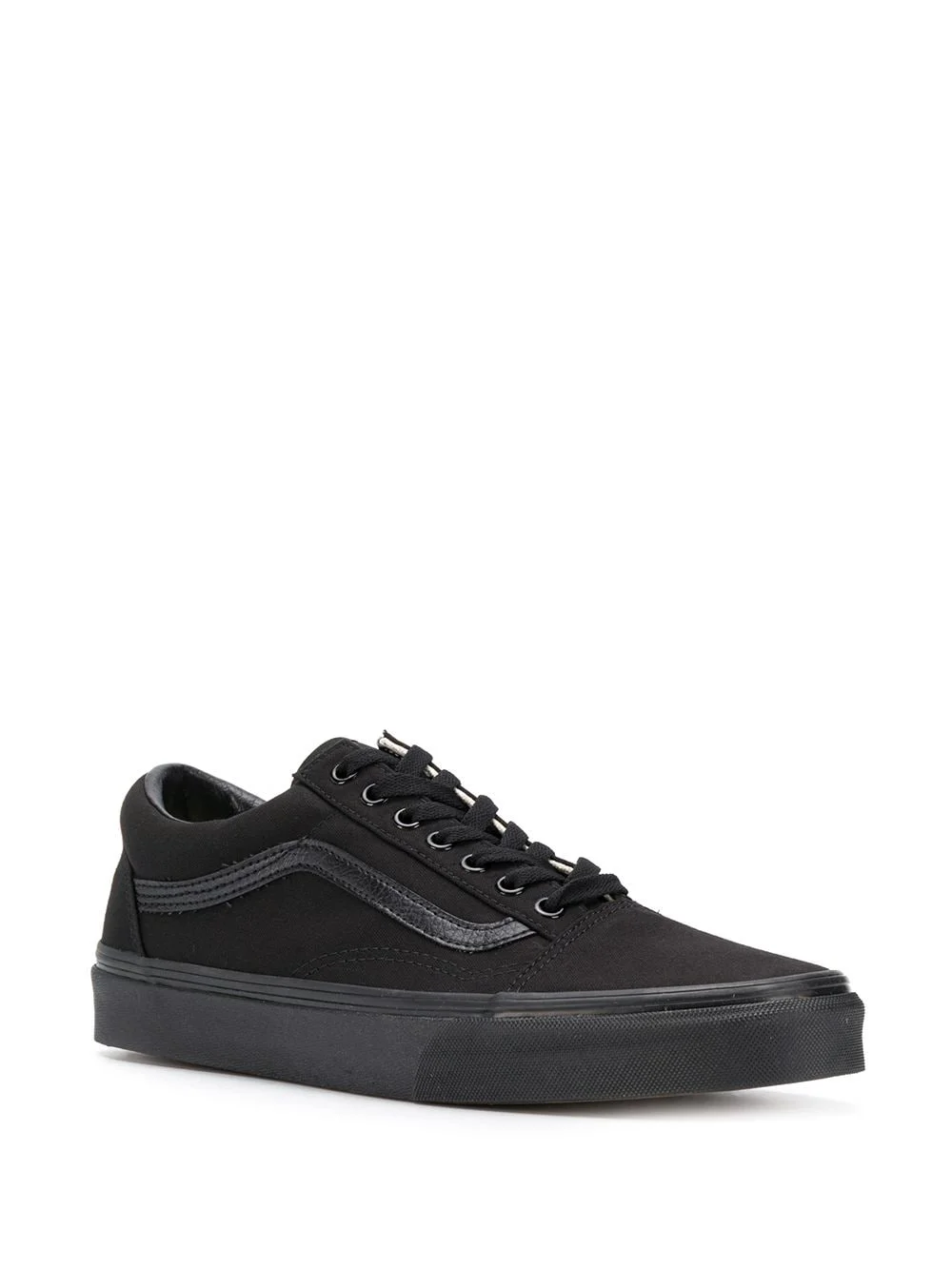 נעלי ואנס - Old Skool "Triple Black Canvas" sneakers – תמונה 2