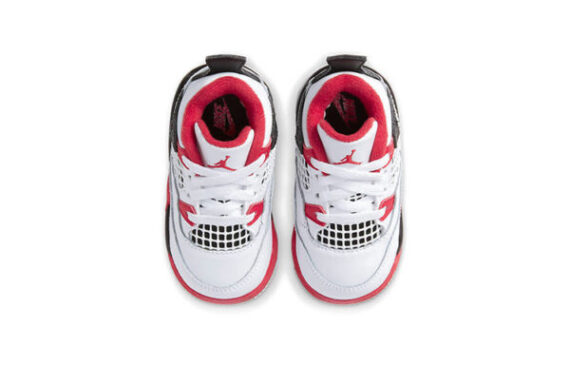 ⁦Air Jordan 1 Low Red White ילדים – נייק ג'ורדן⁩ – תמונה ⁦3⁩