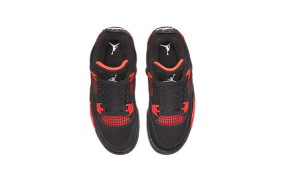 ⁦Air Jordan 1 Low Black Red ילדים – נייק ג'ורדן⁩ – תמונה ⁦2⁩