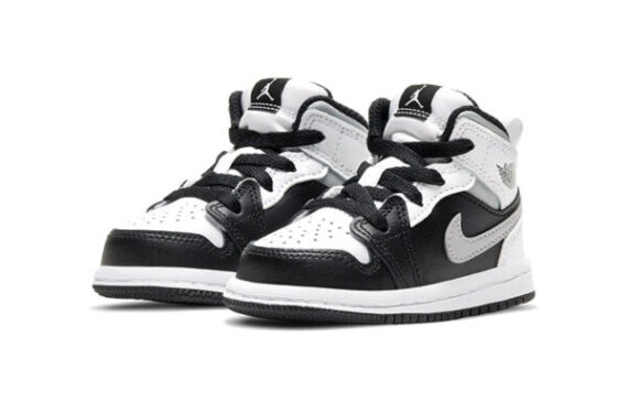 ⁦Air Jordan 1 Low White Black ילדים – נייק ג'ורדן⁩ – תמונה ⁦2⁩