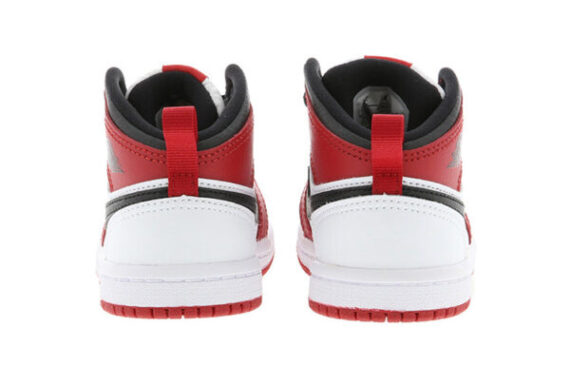 ⁦Air Jordan 1 Low Red White ילדים – נייק ג'ורדן⁩ – תמונה ⁦5⁩