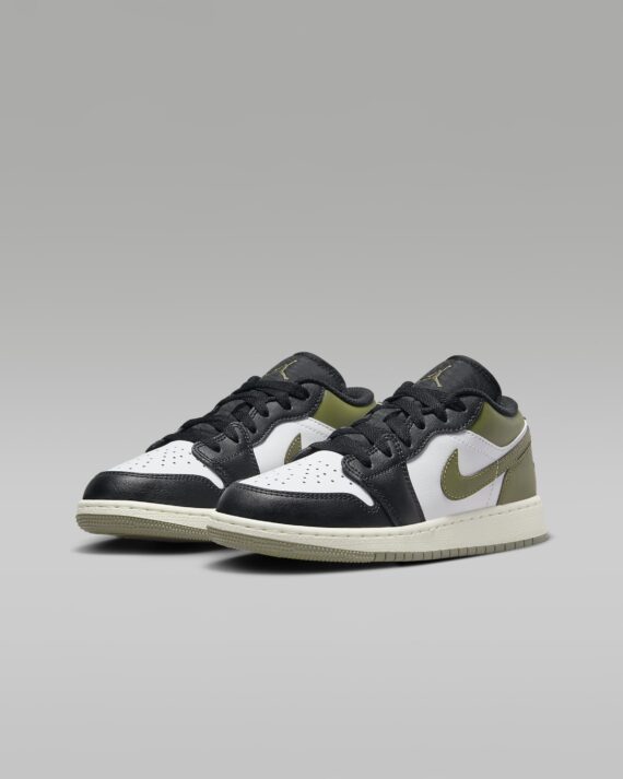 ⁦Air Jordan 1 Low Green ילדים – נייק ג'ורדן⁩ – תמונה ⁦6⁩