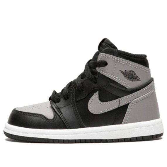 Air Jordan 1 Low Gray Black ילדים – נייק ג'ורדן