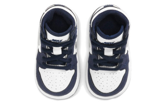 ⁦Air Jordan 1 Low Blue White ילדים – נייק ג'ורדן⁩ – תמונה ⁦3⁩