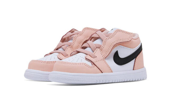 ⁦Air Jordan 1 Low Pink White ילדים – נייק ג'ורדן⁩ – תמונה ⁦2⁩