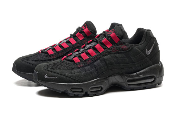 ⁦נעלי נייק NIKE AIR MAX 95 BLACK RED TURKIZ⁩ – תמונה ⁦2⁩