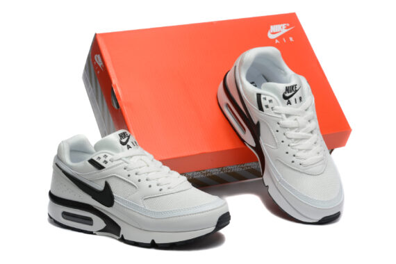 ⁦נעלי נייק Nike Air Max BW Perian White Black⁩ – תמונה ⁦5⁩