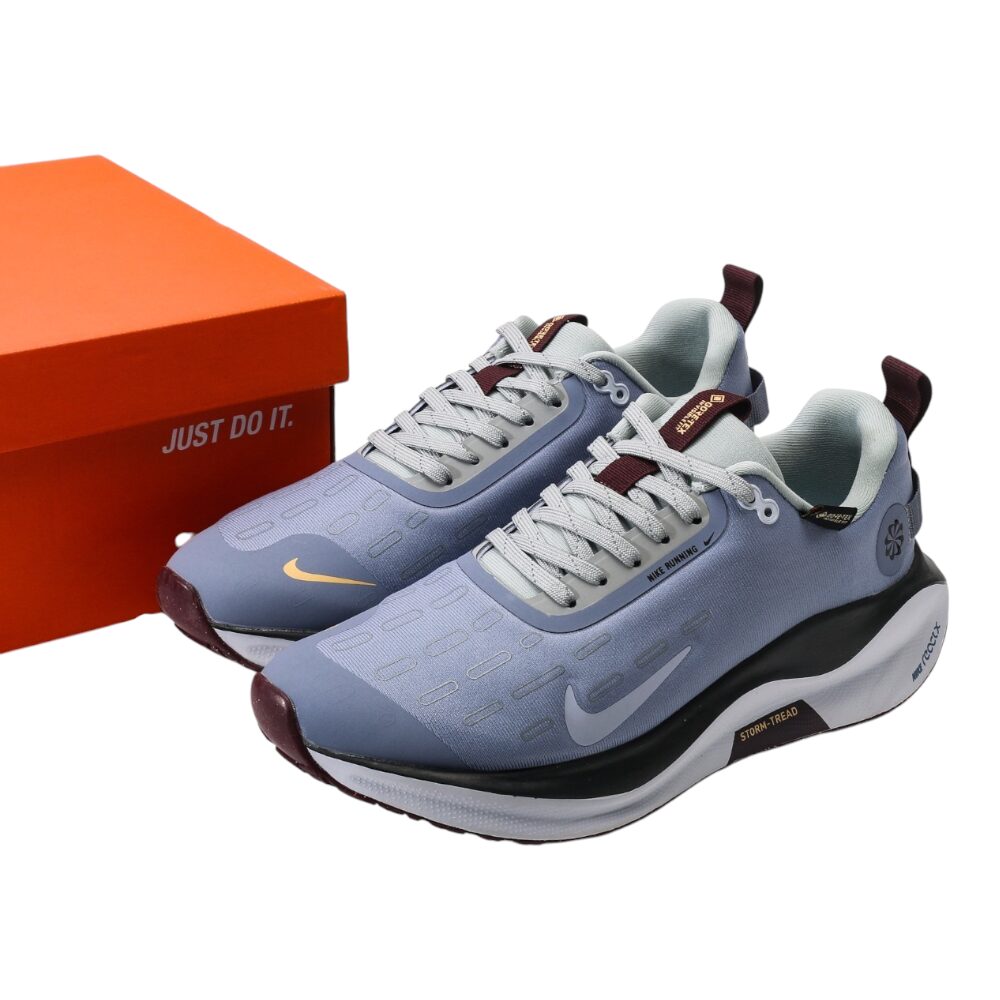 נעלי נייק- Nike Infinity RN 4 GORE-TEX Gray White Run – תמונה 3