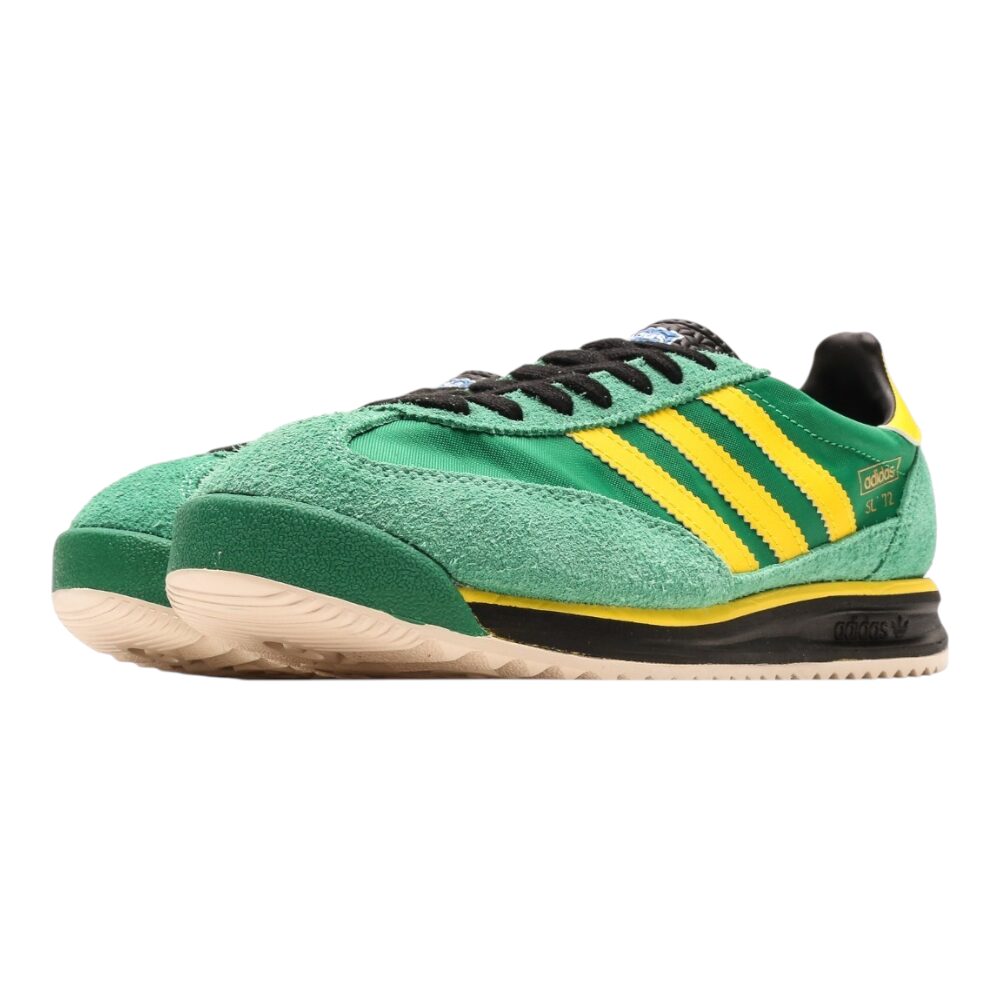 נעלי אדידס-Adidas SL 72 GREEN Yellow soft – תמונה 3