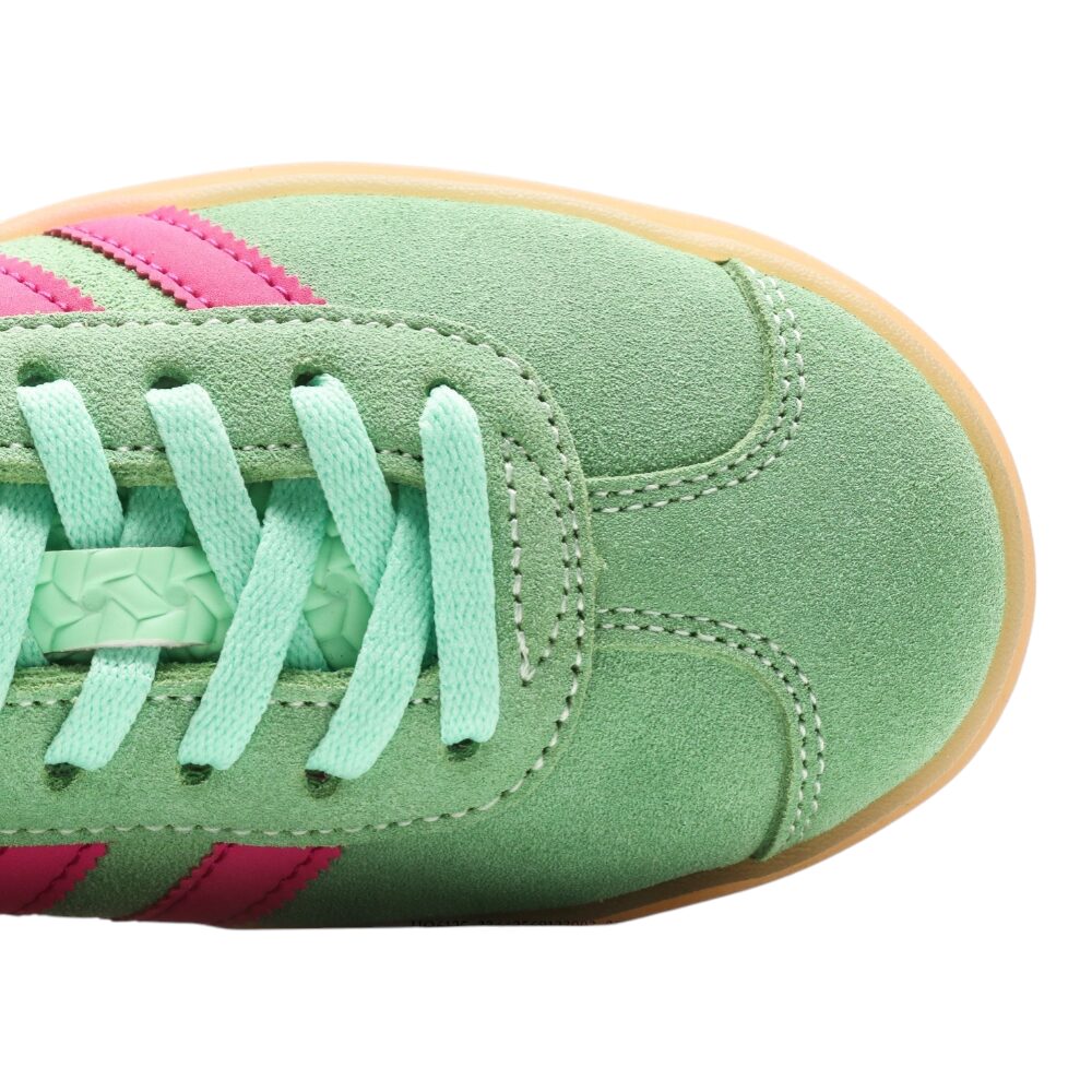 אדידס גאזל- ADIDAS GAZELLE BOLD SHOES Green Pink – תמונה 8