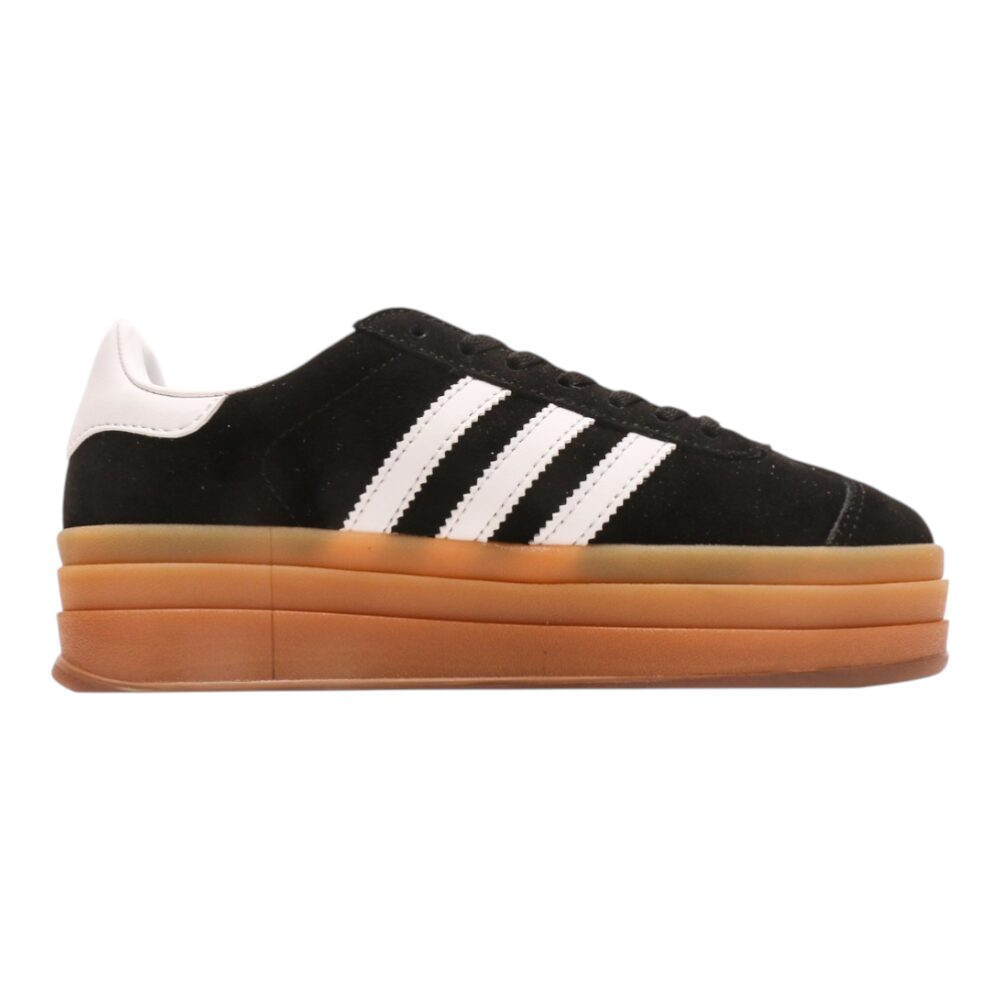אדידס גאזל- ADIDAS GAZELLE BOLD SHOES Black White – תמונה 2