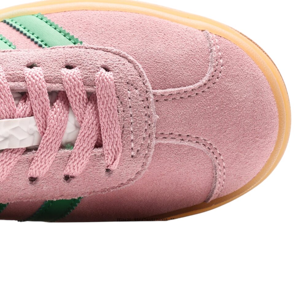 אדידס גאזל- ADIDAS GAZELLE BOLD SHOES Pink Green – תמונה 8