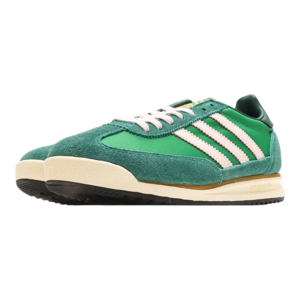 נעלי אדידס-Adidas SL 72 Green White soft – תמונה 3