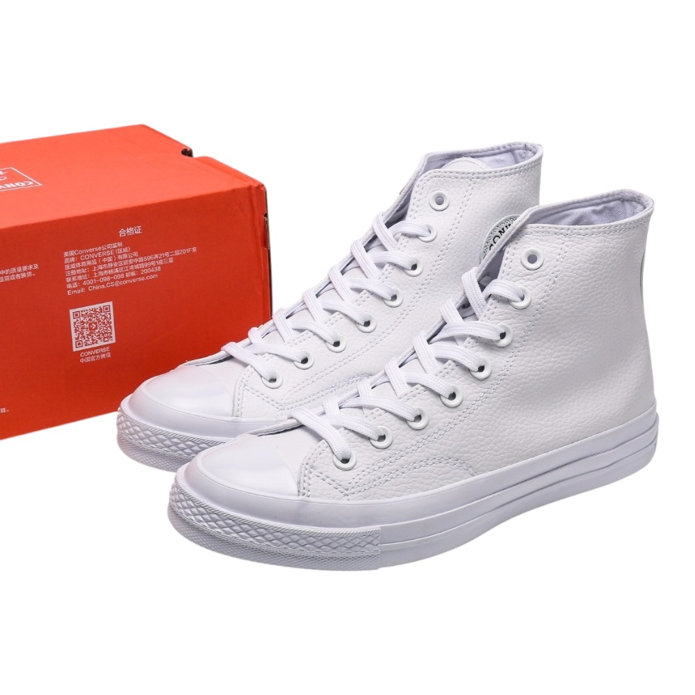 נעלי קונברס-Converse CAT WHITE – תמונה 3