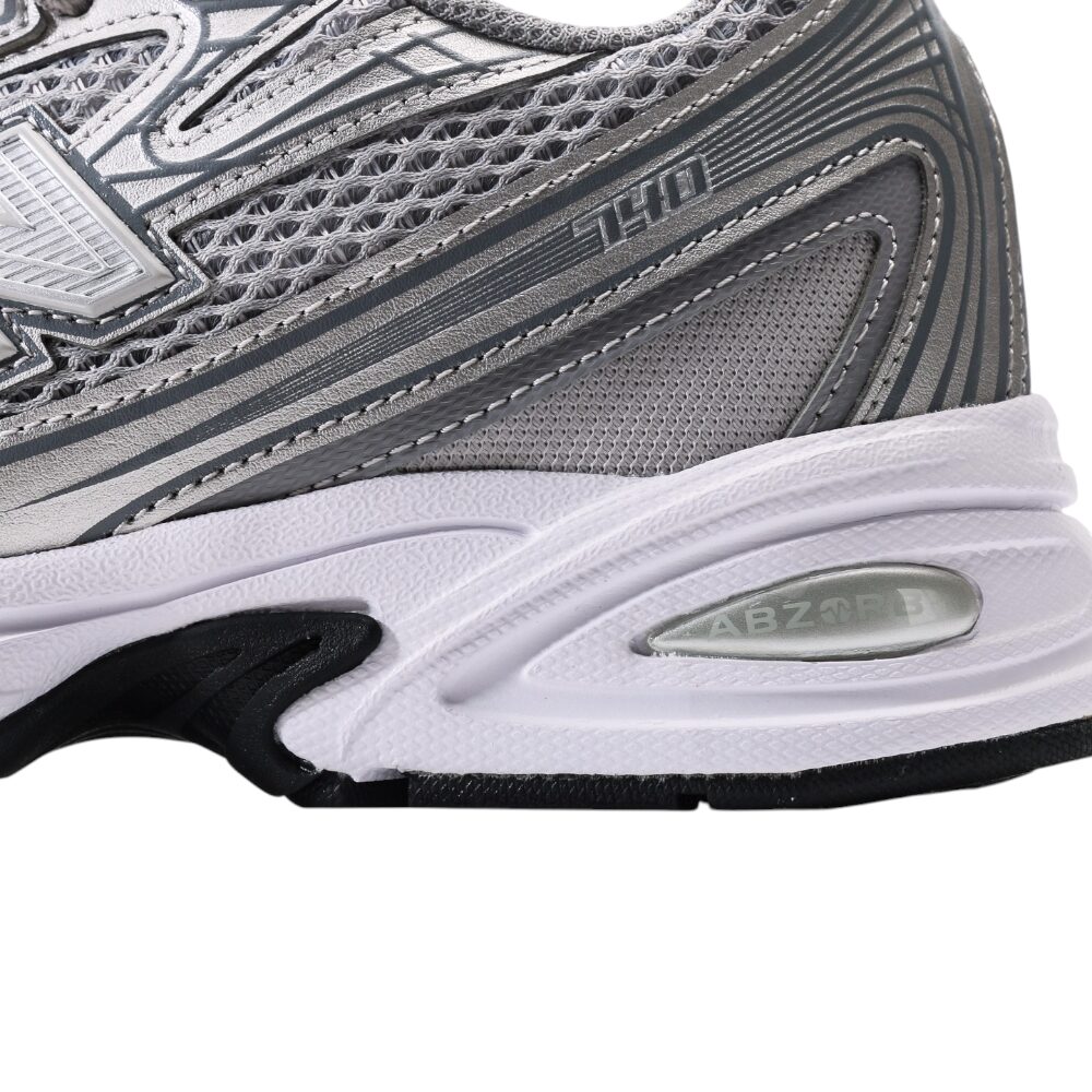 ניו באלאנס-New Balance 740 Gray Silver mix soft – תמונה 8