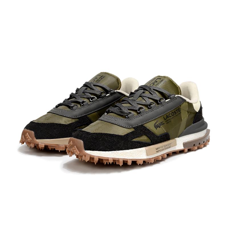 נעלי לקוסט-LACOSTE SHOES ARMY GREEN – תמונה 3