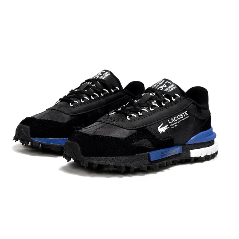 נעלי לקוסט-LACOSTE SHOES BLUE BLACK – תמונה 3