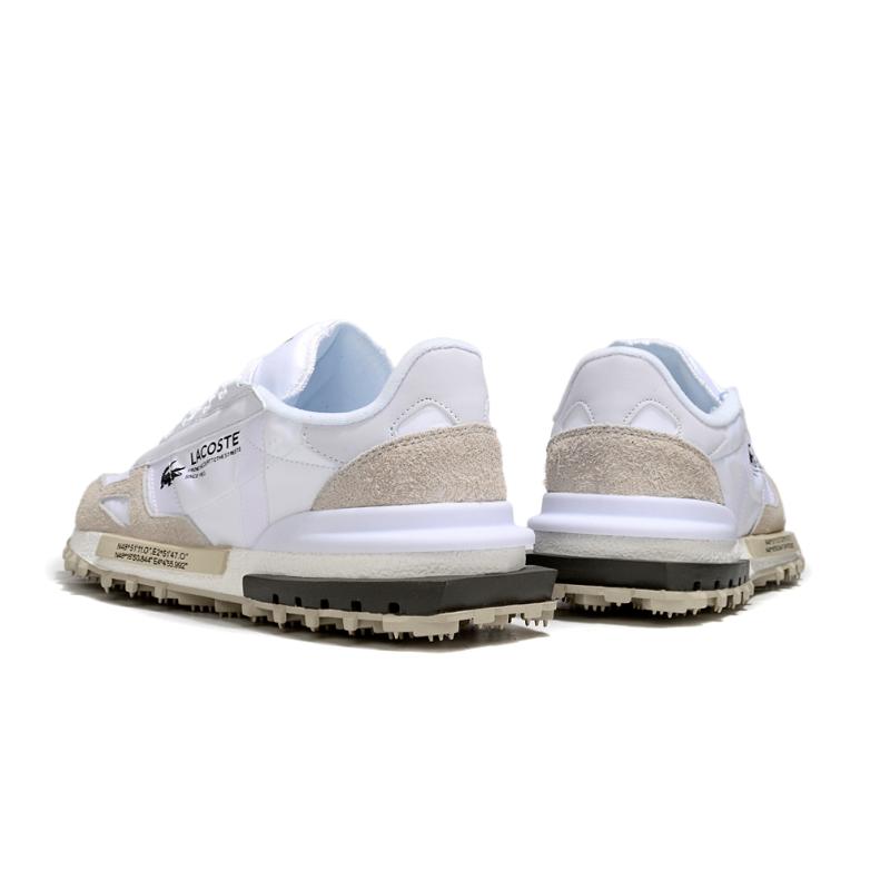 נעלי לקוסט-LACOSTE SHOES WHITE BEIGE – תמונה 4