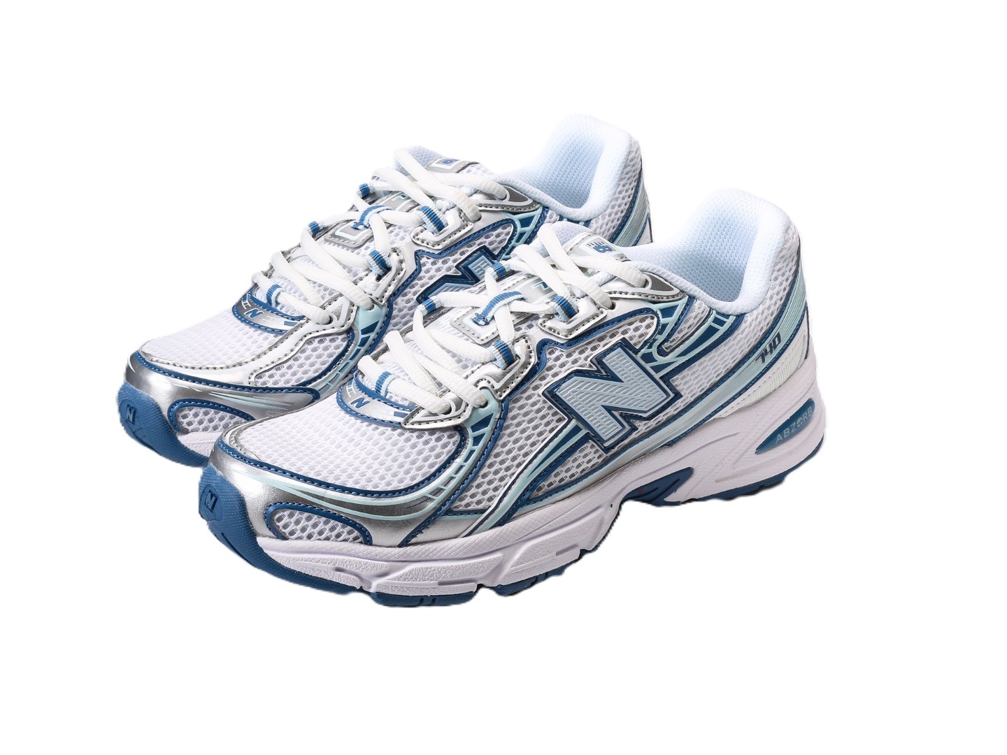 ניו באלאנס-New Balance 740 White Blue mix soft – תמונה 5