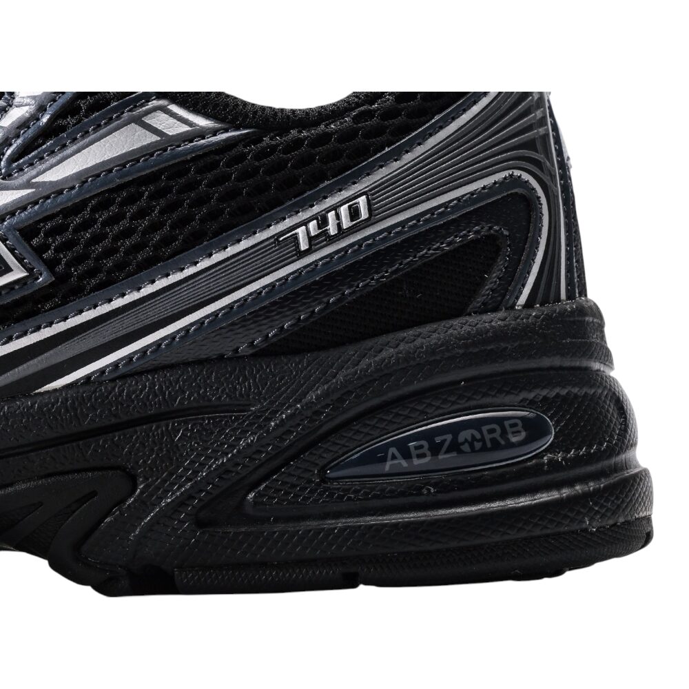 ניו באלאנס-New Balance 740 Black Gray mix soft – תמונה 5
