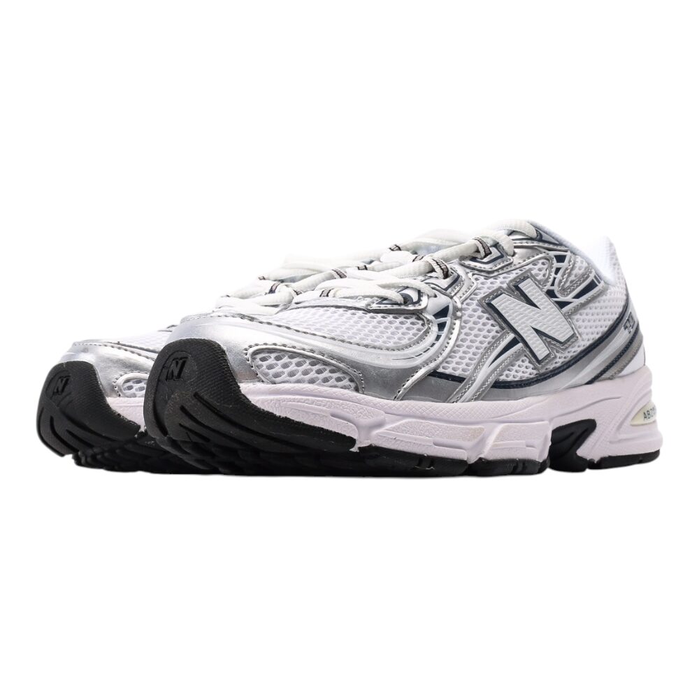 ניו באלאנס-New Balance 740 White Silver Black mix soft – תמונה 3