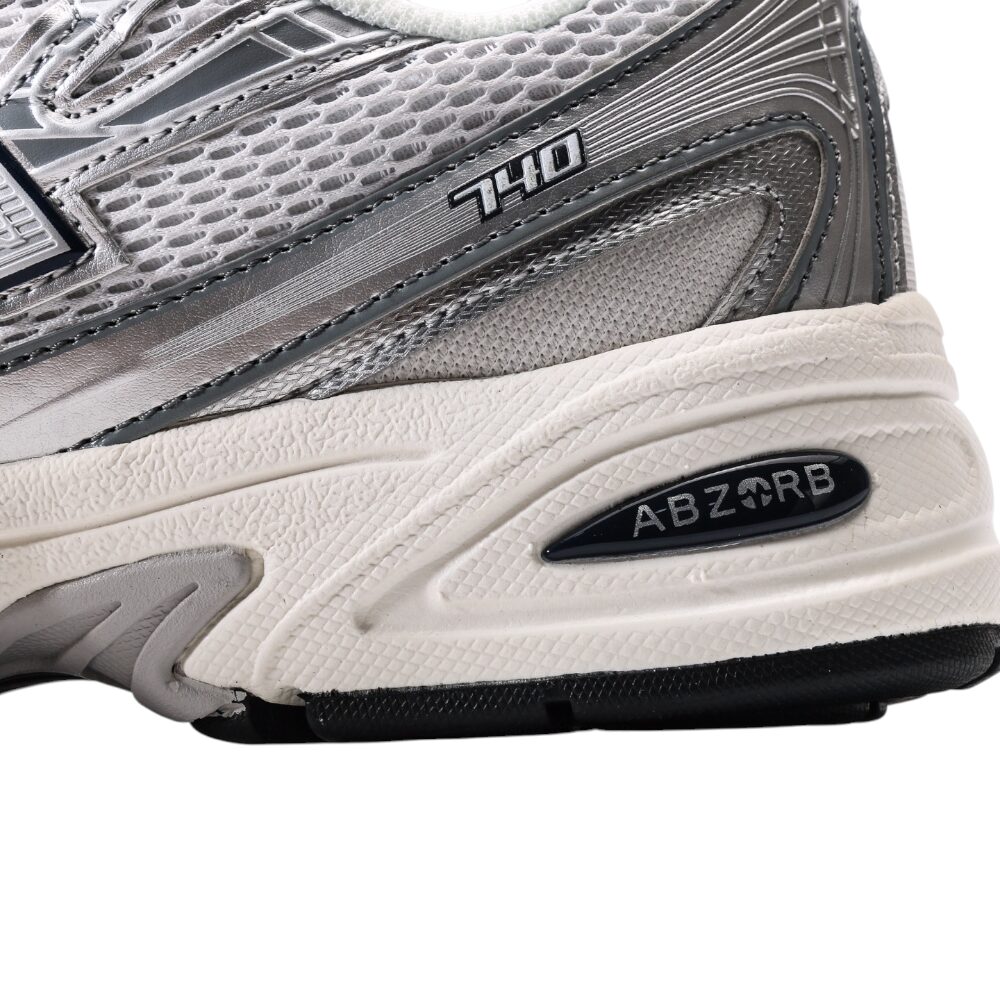 ניו באלאנס-New Balance 740 White Silver mix soft – תמונה 5