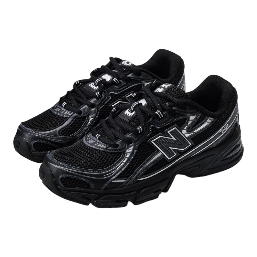 ניו באלאנס-New Balance 740 Black Gray mix soft – תמונה 3