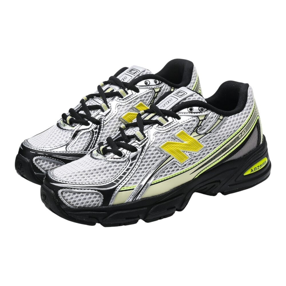 ניו באלאנס-New Balance 740 Gray Black Yellow mix soft – תמונה 4